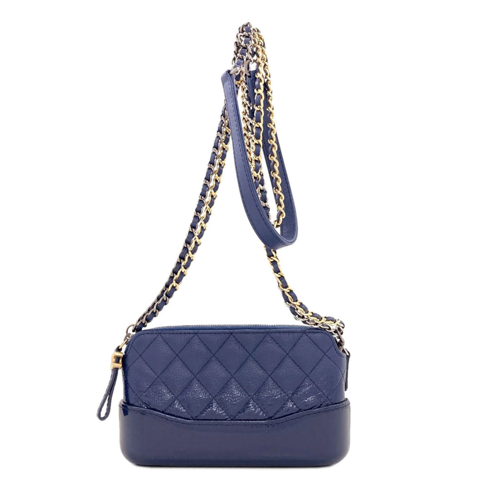 CHANEL Blue Shoulder Bag